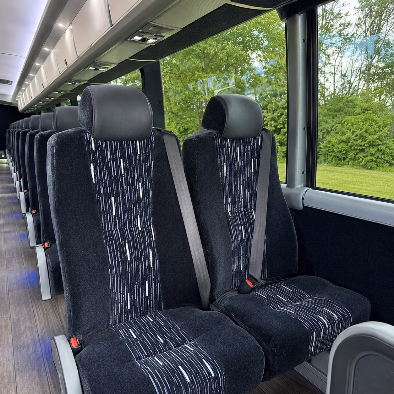 danbury charter bus rental inside