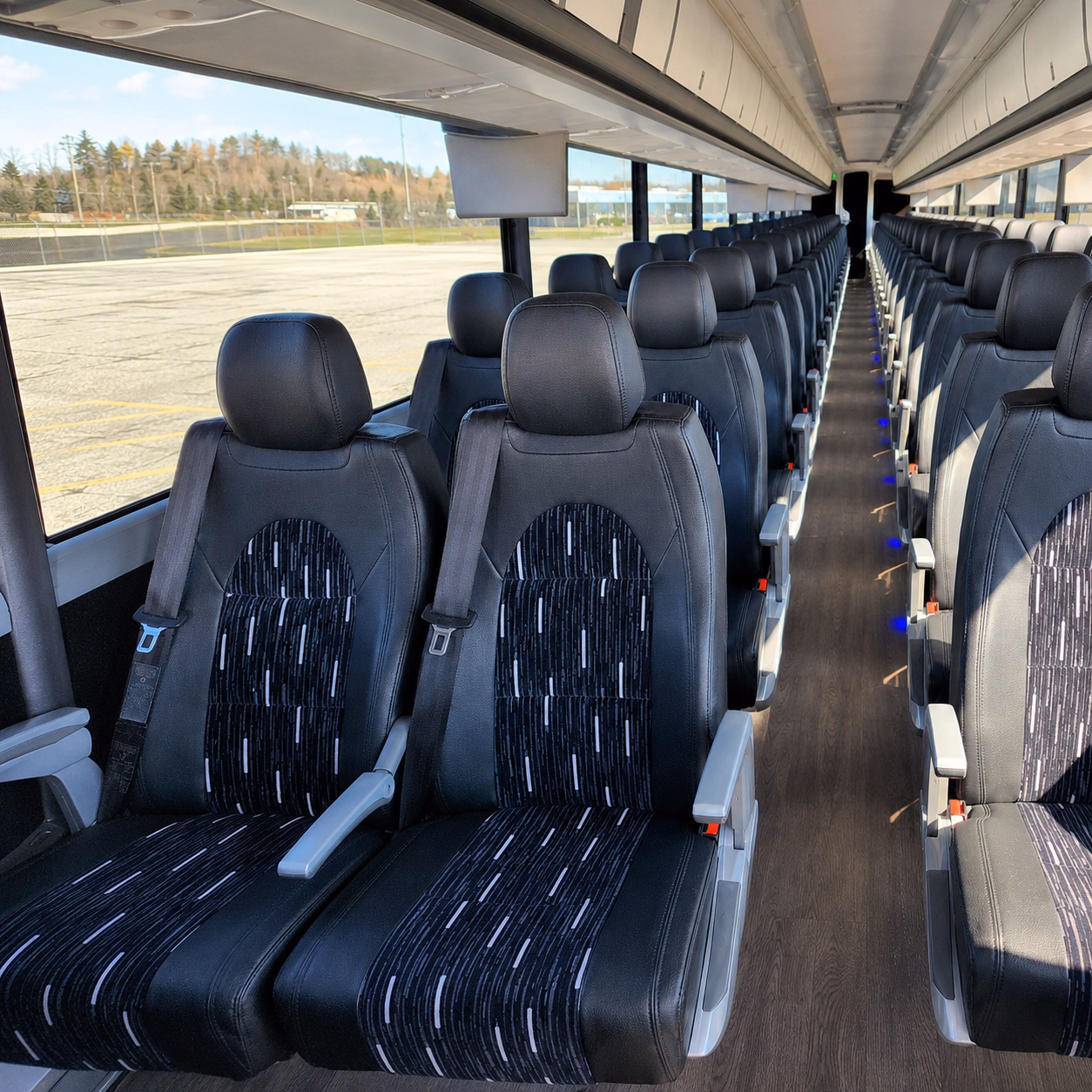 waterbury corporate event transportation onboard seating